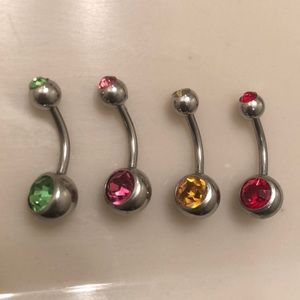 brand new never used belly button rings